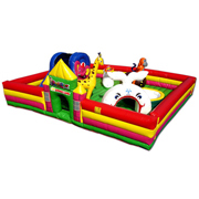 Farmhouse Fun inflatable amusement park